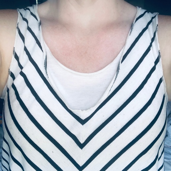 Striped layered XL tank from Dillard’s - Picture 6 of 7